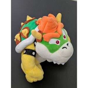 Nintendo Super Mario Bros 10" King Bowser Koopa Plush Toy Doll Stuffy SanEI Co